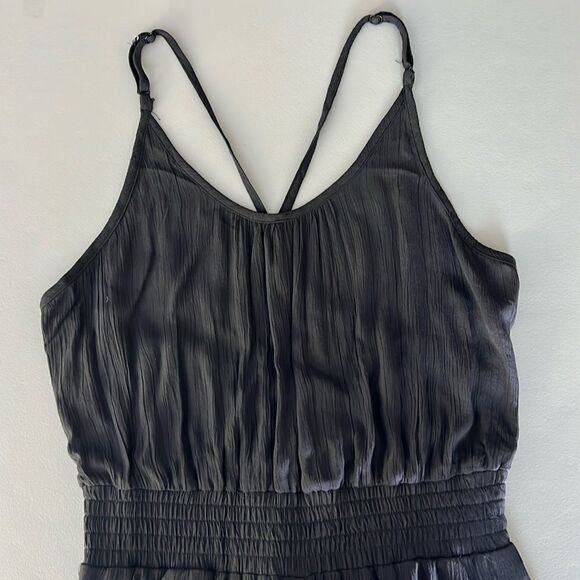 New PrAna Fernie Wide Leg Jumpsuit Black Modal Size S - Picture 3 of 12